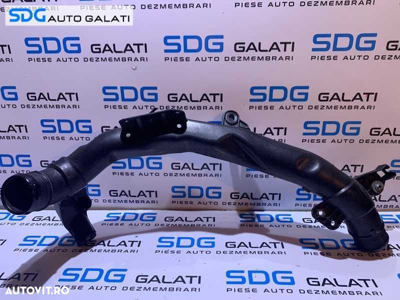 Conducta Furtun Tub Presiune Aer VW Golf 6 2.0 TDI CBAA CBAB CBDC 2008 - 2014 Cod 5N0145840C 5N0145840D - 5