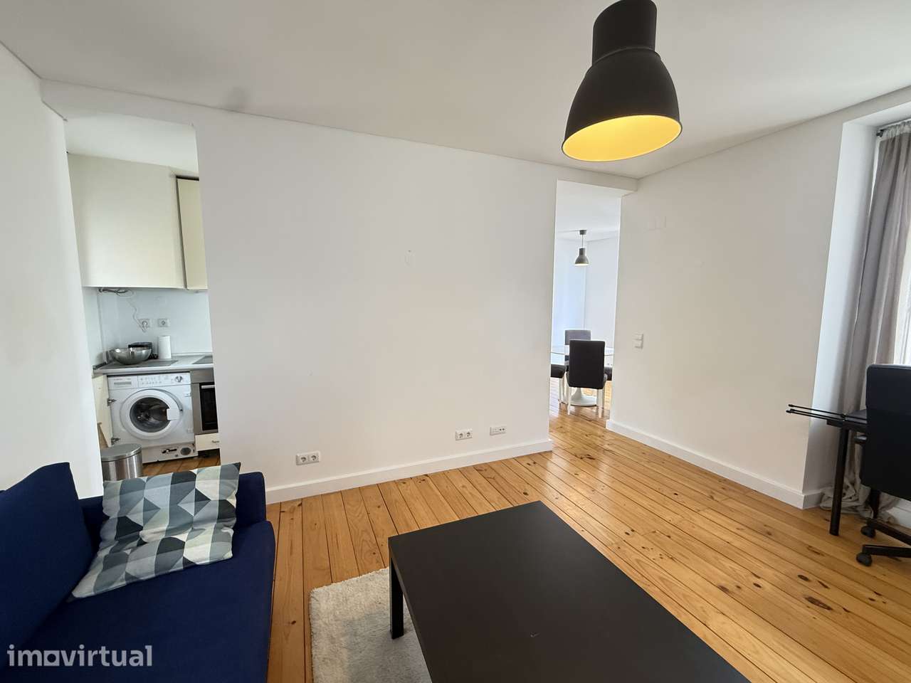 Apartamento T1 renovado com vista rio - Grande imagem: 3/21