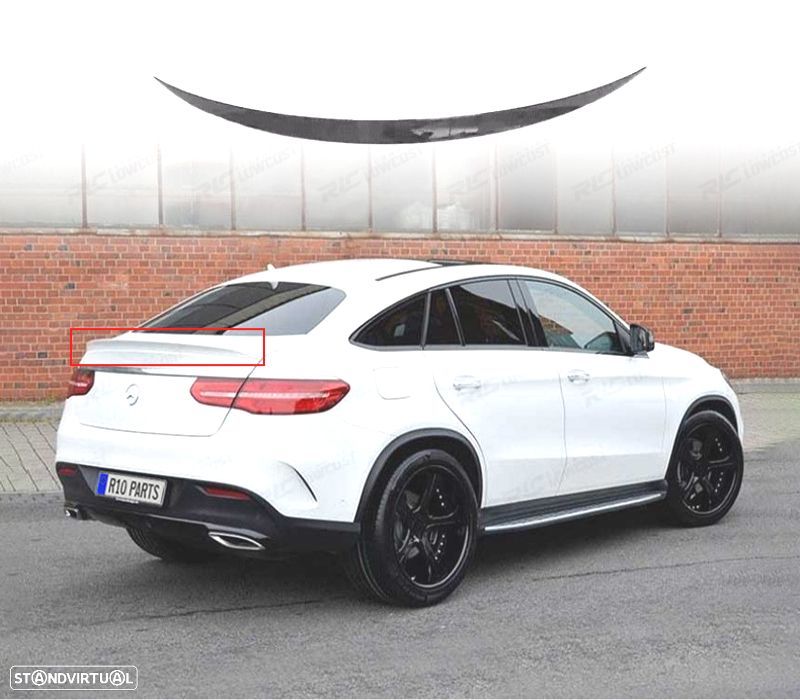 SPOILER LIP TRASEIRO MERCEDES GLE C292 15-19 AMG - 1