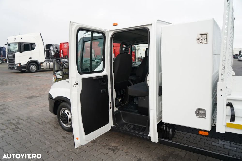 Iveco DAILY 35-140 / BASCULATOR / CU TRACȚIE MÂNĂ / DOUĂ TRACȚII / MANUAL / 6 LOCURI / - 34
