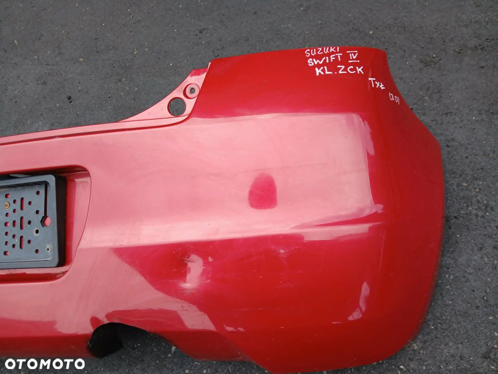 Suzuki Swift 2008 rok 3D zderzak tylny kod lakieru ZCK - 4
