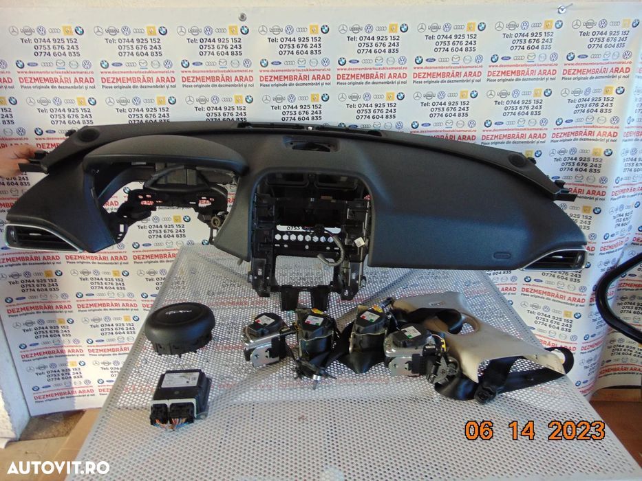 Plansa Bord Jaguar F Pace airbag sofer pasager centuri modul airbag-ur - 1