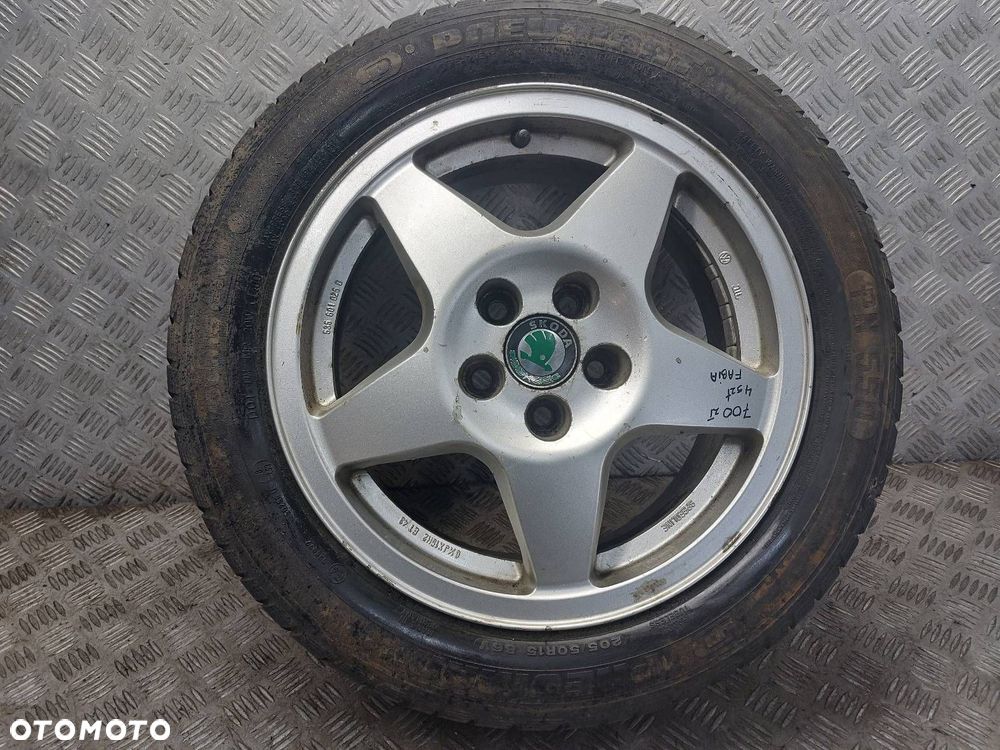 KOŁO FELGA 8,5X15 ET43 5X100 OPONA 205/50R15 2000R - 2