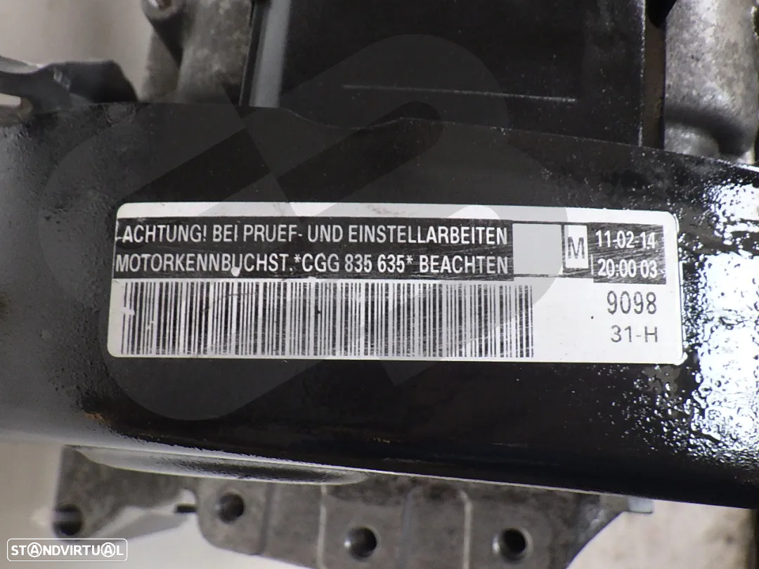 Motor VW Polo 1.4 16V 63KW Ref: CGGB - 6
