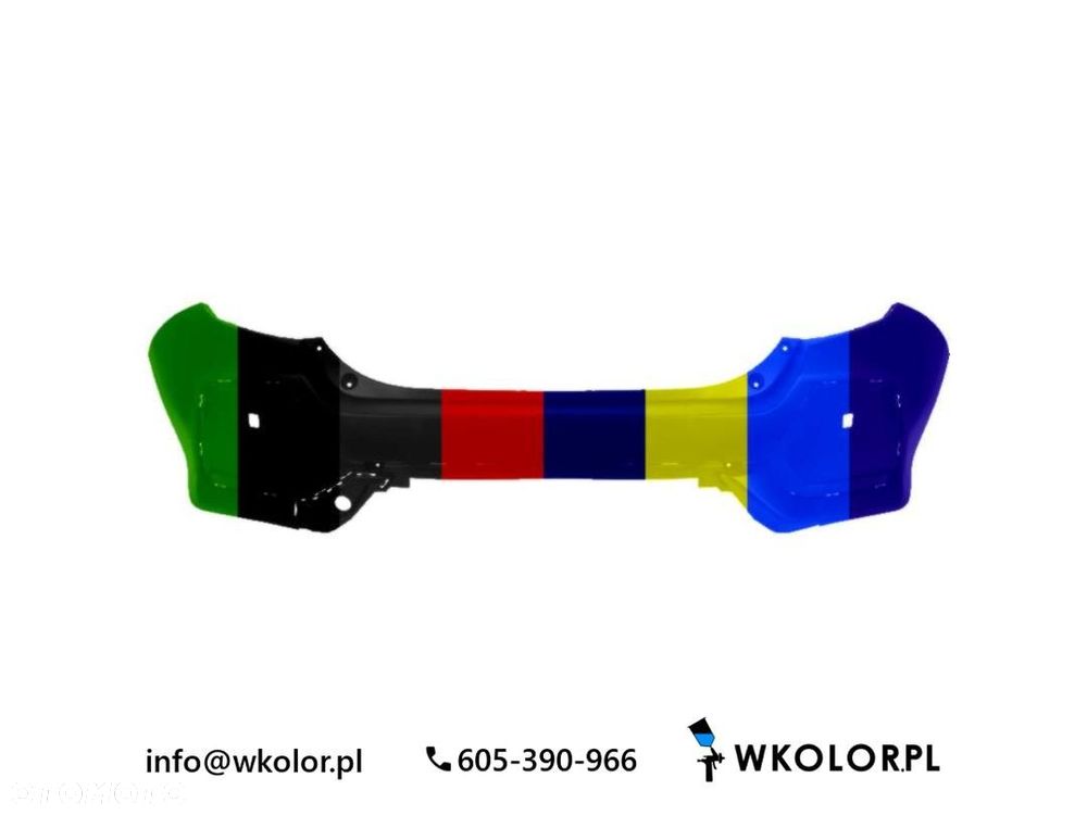 NOWY ZDERZAK HONDA CIVIC X 2017-2022 LAKIEROWANY W KOLOR - 1