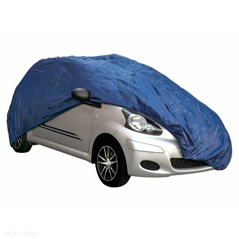Prelata auto, husa exterioara rezistenta la apa Sumex Basic S-size 400x160x120 cm - 1