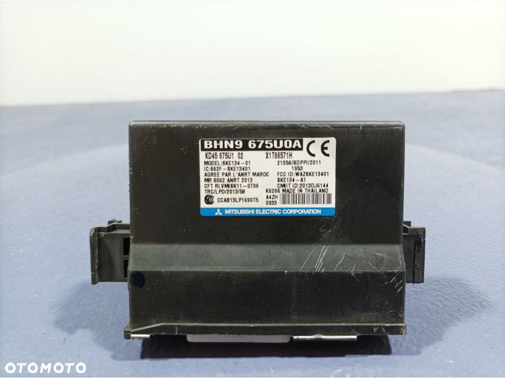 MAZDA 6 III GJ LIFT MODUŁ STEROWNIK KOMFORTU BHN9 675U0A - 1