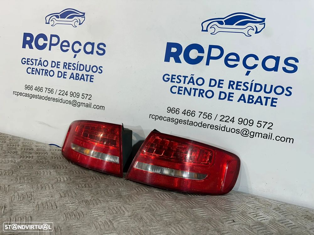 .Conjunto Farolim Tras Traseiro Esquerdo Direito Original Audi A4 B8 8K Carrinha Avant Allroad LED 8K9945095B 8K9945096B 2007 - 2015 - 8