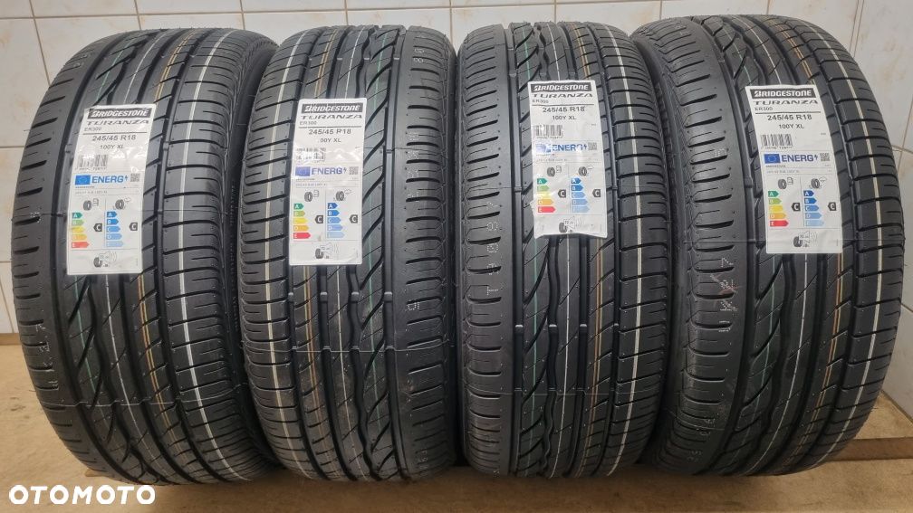 Nowe 4 opony letnie 245/45 R18 100Y XL AO Bridgestone Turanza ER300 - 1