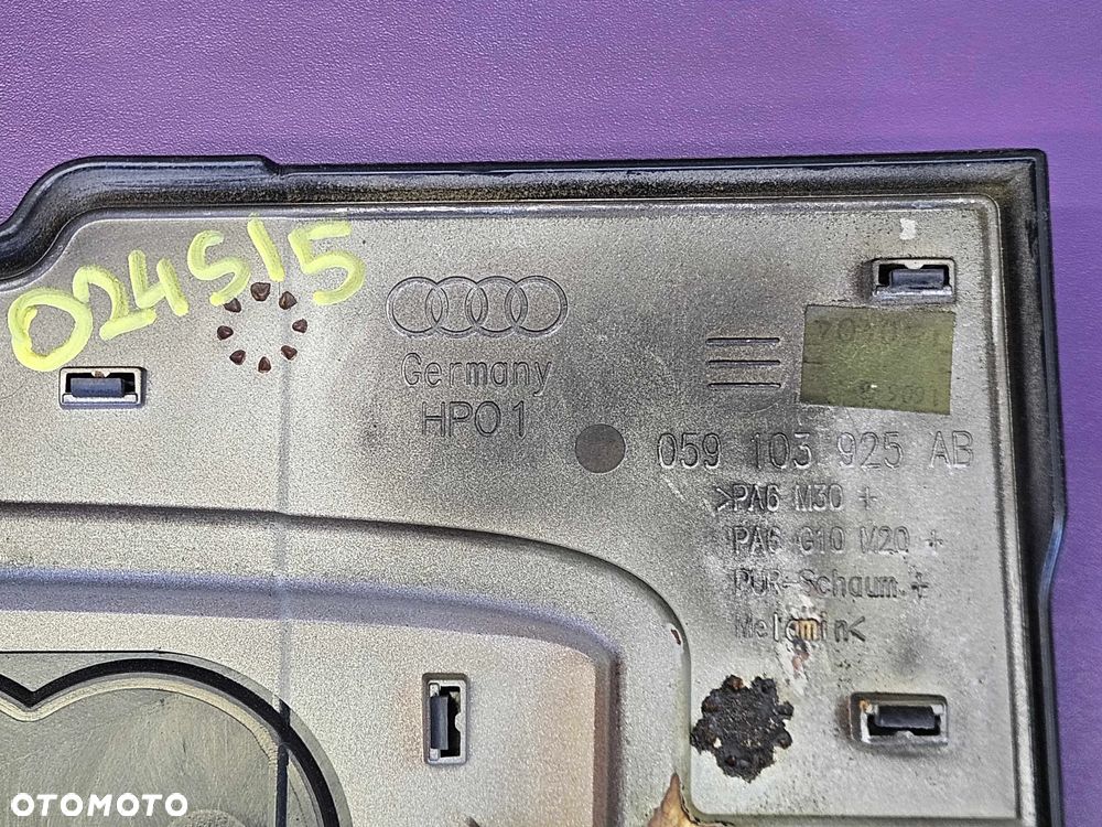 Osłona 059103925AB Pokrywa Silnika Na Silnik Górna 3.0 TDI V6 Audi A6 C6 - 16