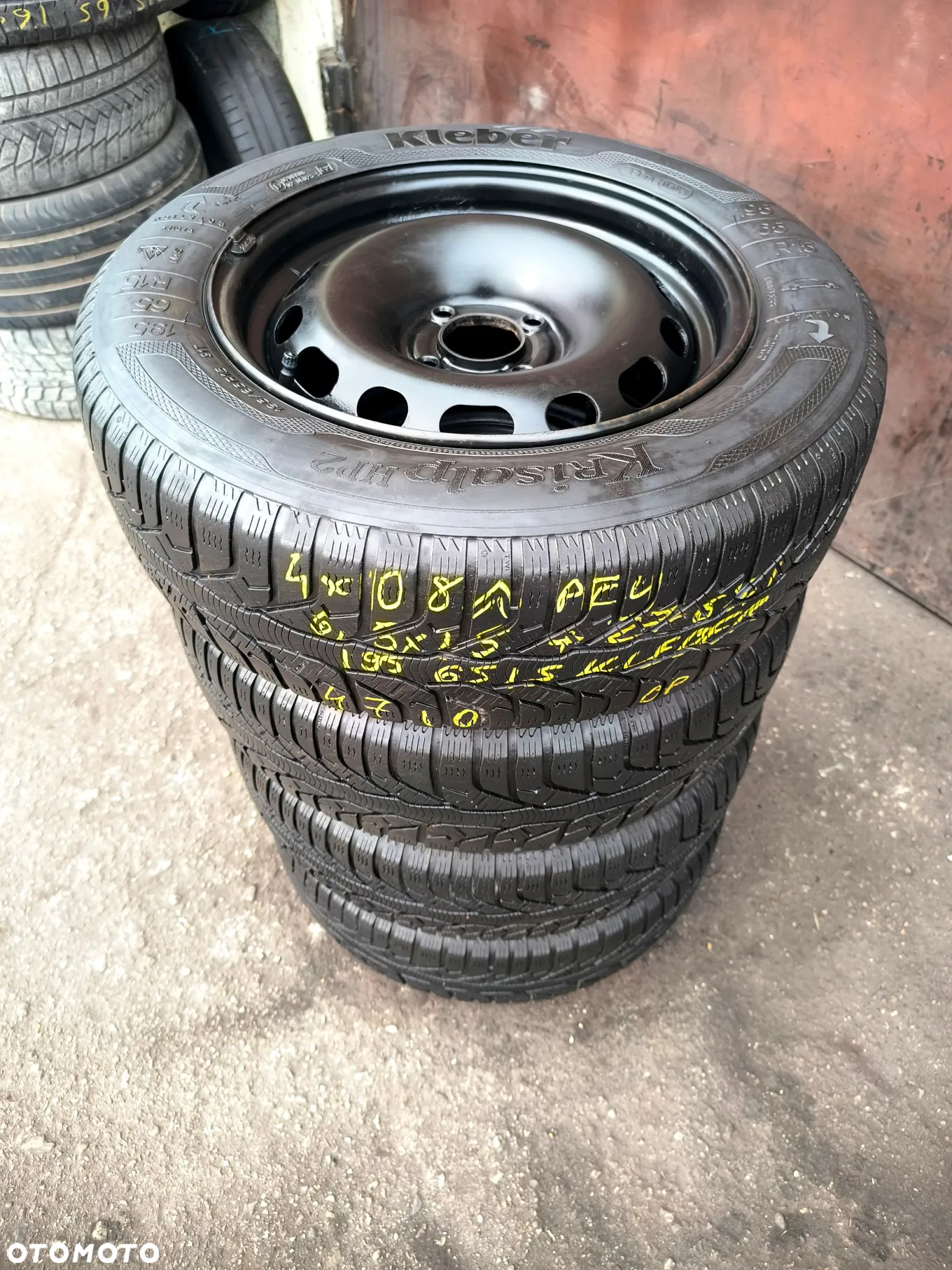 4x108 Felgi Stalowe Stal 15 Koła Zimowe Zima CITROEN C4 PICASSO DS4 C3 PICASSO BERLINGO C5 PEUGEOT PARTNER 301 307 SW 308 408 5mm Legnica ALU-RAD 195/65 - 2
