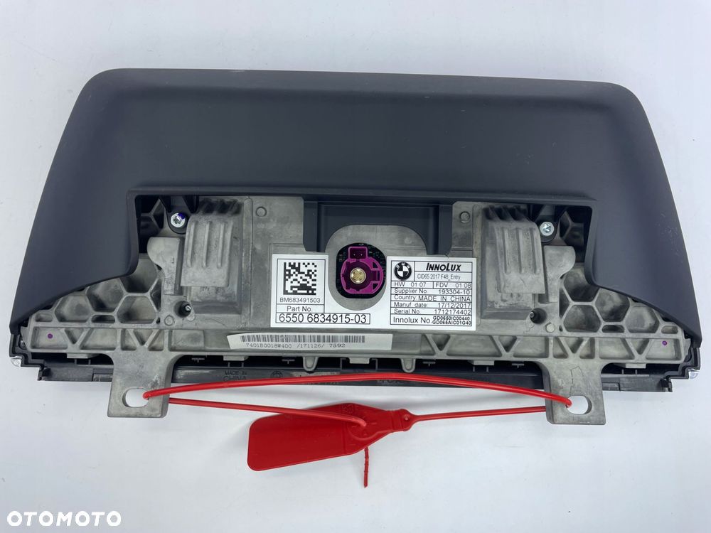 bmw f39 f48 wyŚwietlacz ekran monitor nawigacji 6834915 - 5