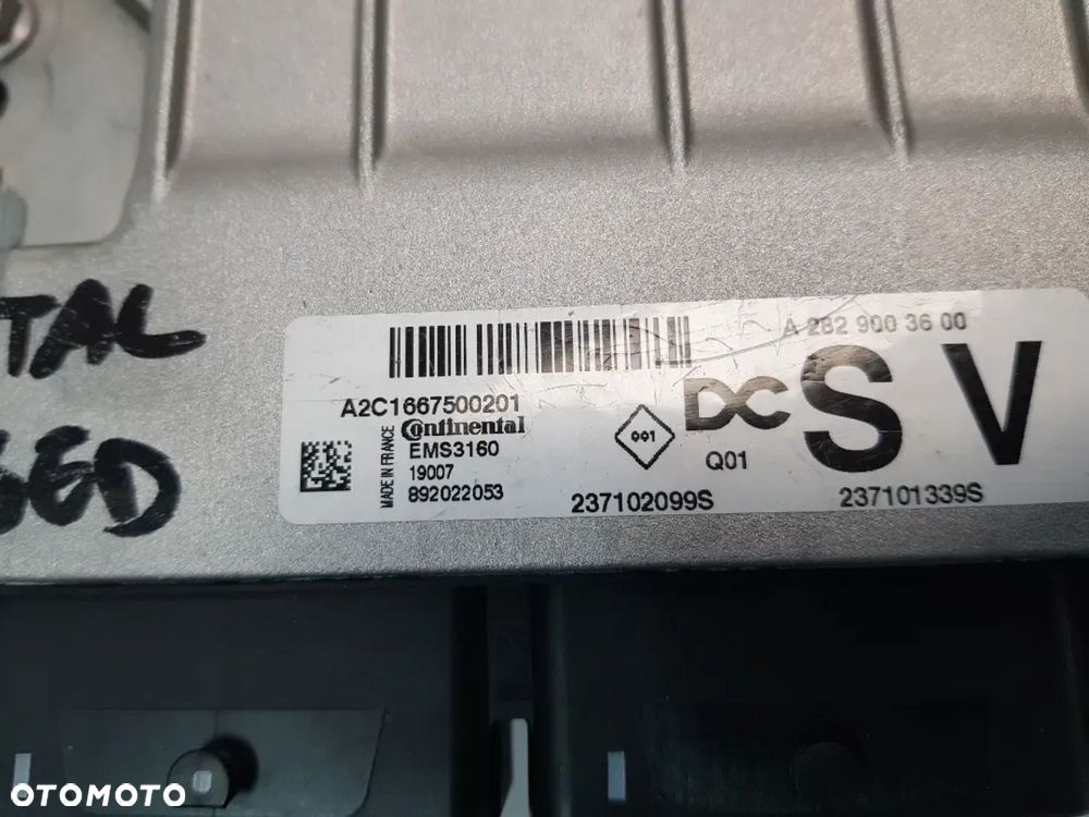 Komputer EKU sterownik silnika Renault 1.3 Tce Talisman Kadjar Megane IV Scenic IV A2829003600 - 4