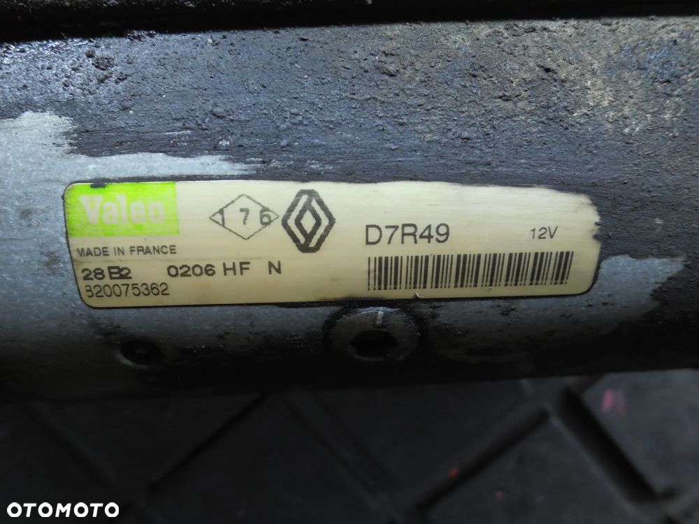 Renault Laguna II 1.9 DCI Rozrusznik 8200075362 D7R49 POSIADAM 2 SZT - 4