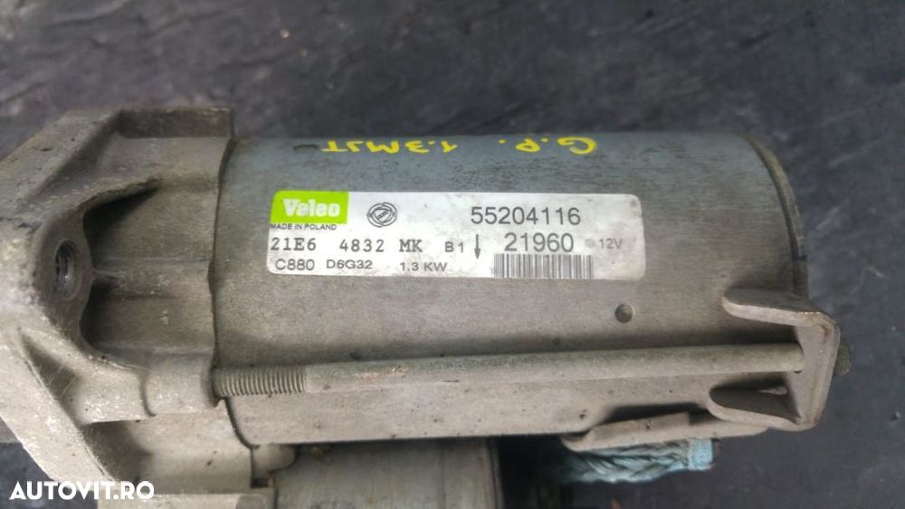 Electromotor 1.3 d multijet lancia ypsilon 843 fiat doblo fiorino grande punto qubo 55204116 - 2