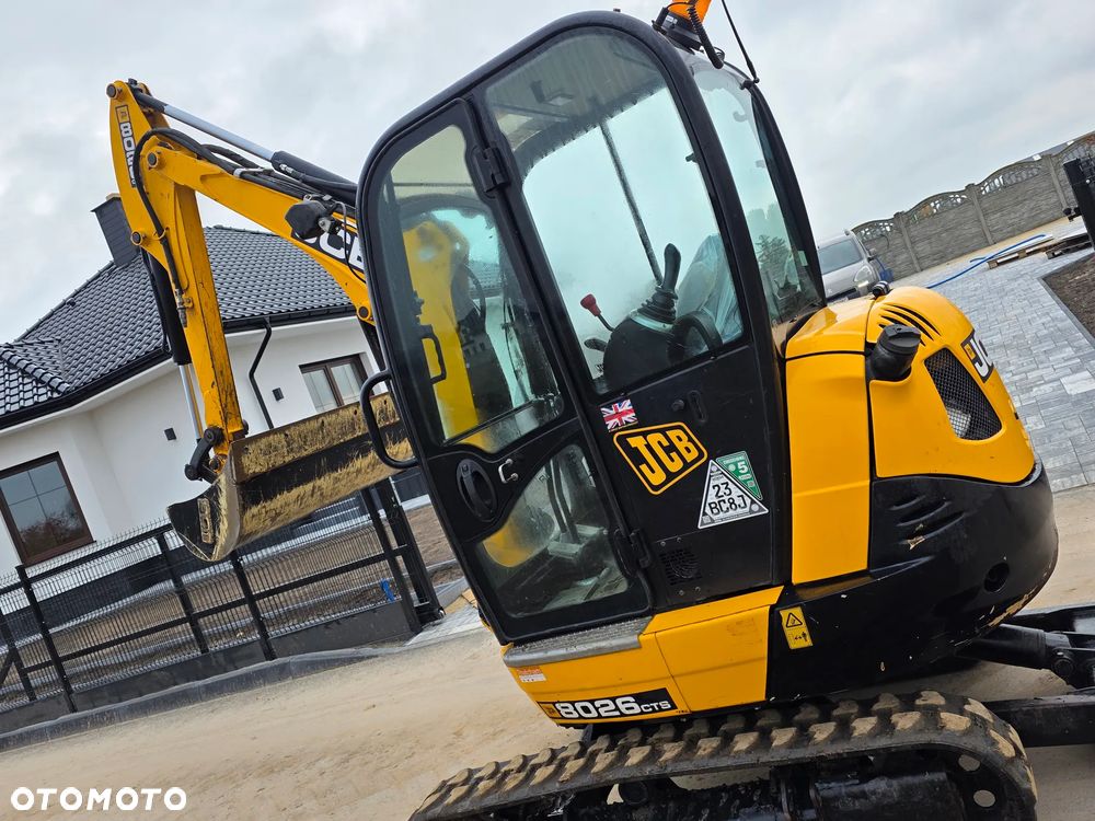 JCB JCB 8026 mini koparka 3 łyżki szybkozłącze 1 wł sprowadzona serwisowana idealna 8025 - 16