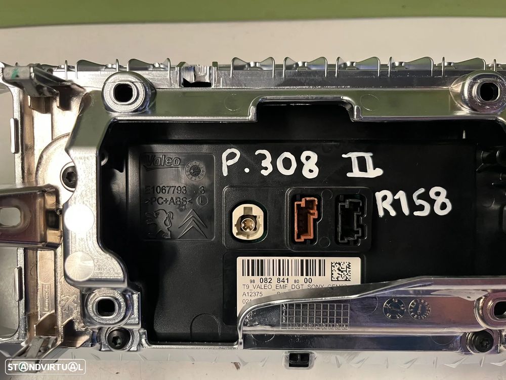 Peugeot 308 II DISPLAY RADIO MÓDULO - R158 - 3