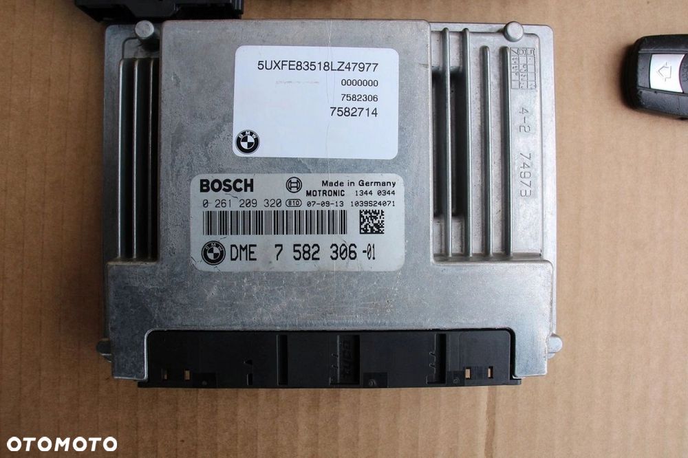 Komputer silnika zestaw startowy BMW N62B48 N62 4.8 V8 355KM 261kW 7582306 - 7