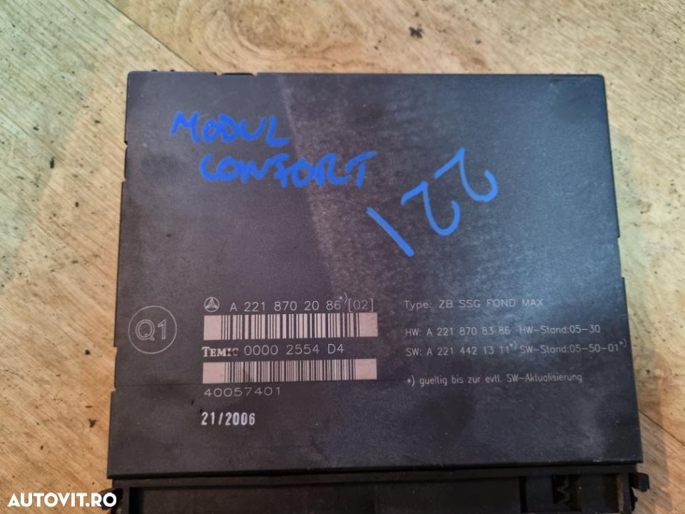calculator confort mercedes s class w221 non facelift s320 cdi