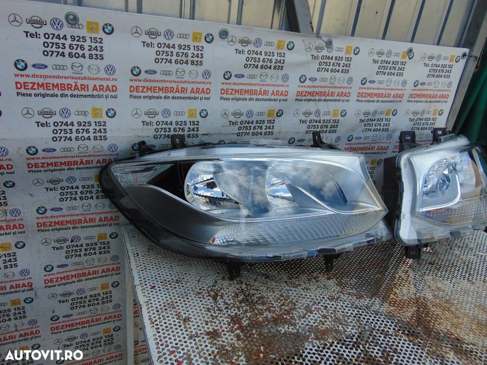 Far Mercedes Sprinter W907 faruri stanga dreapta impecabile volan stanga - 5