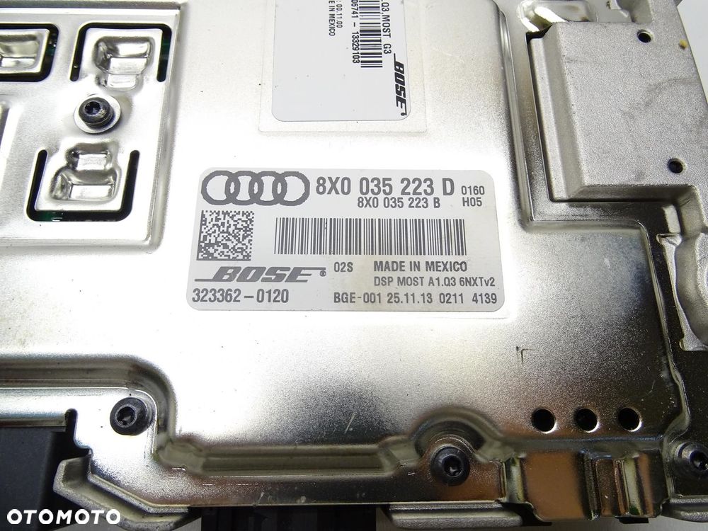 WZMACNIACZ AUDIO BOSE 8X0035223D AUDI A1 8X Q3 8U - 4