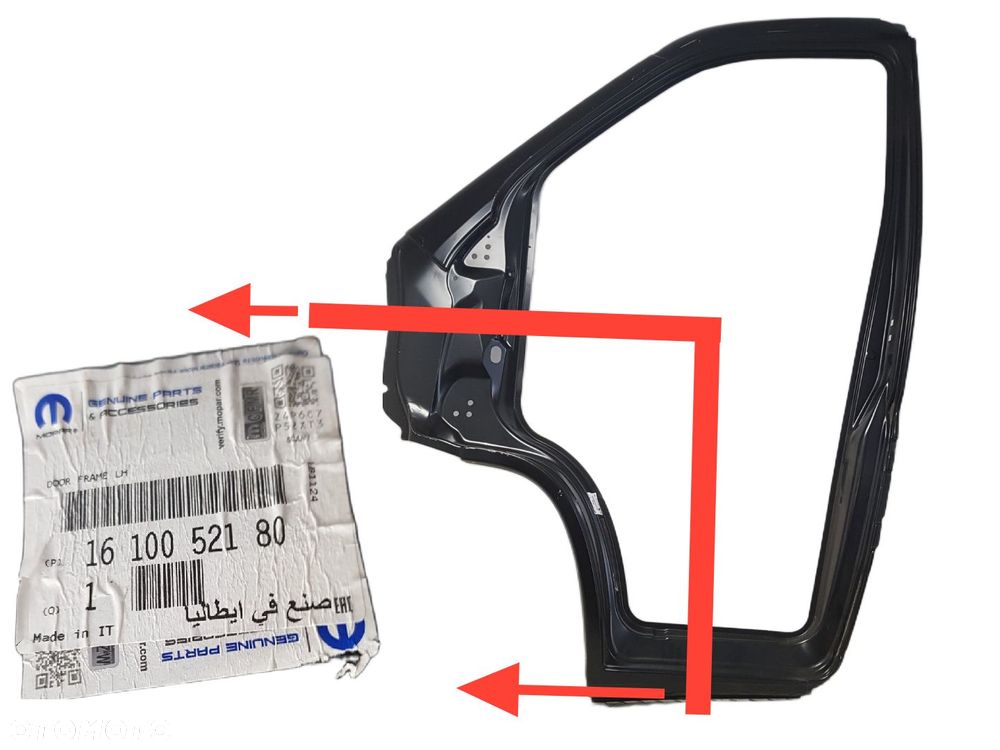 NOWY ORYGINALNY LEWY PRZEDNI PRÓG PEUGEOT BOXER CITROEN JUMPER FIAT DUCATO III 14-25 1610052180 - 1