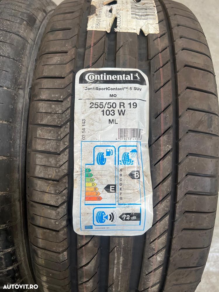 Vând 4 anvelope 255/50/19 Continental de vară noi - 2