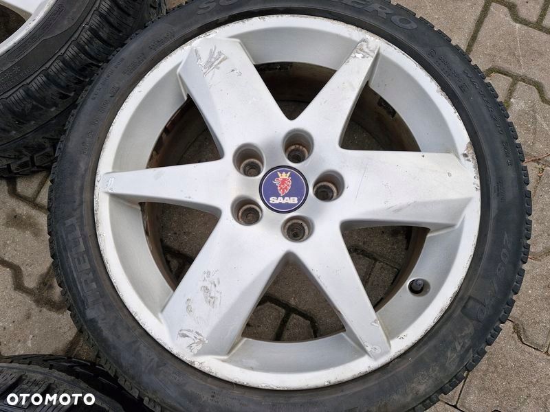 saab 9-3 93 ii 2 felgi aluminiowe alufelgi 17 cali 5x110 et41 12786708 - 5