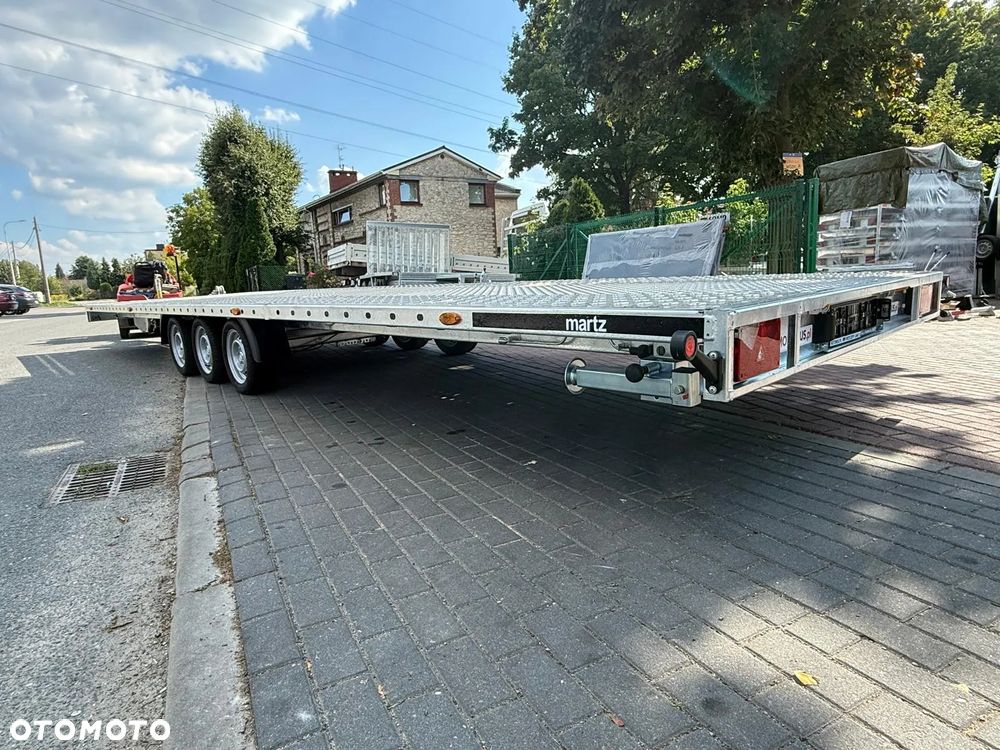 Martz Laweta Martz GT PLUS 850/3 3,5T 850x215m 3 osie wypełniona dwa auta 2 auta VDI - 3