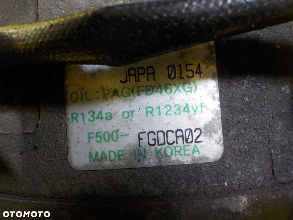 SOUL i30 ix20 CEED 1.6 CRDI E5 16r D4FB sprezarka klimatyzacji F500-FGDCA02 - 5