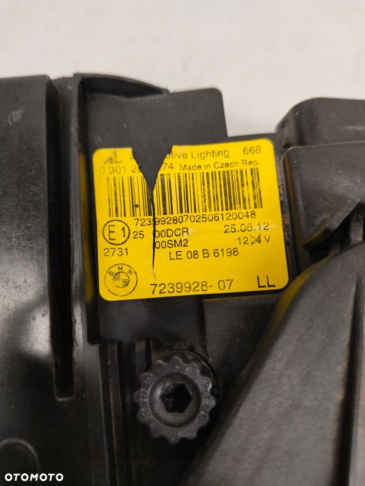 lampa przód prawa bmw iii 3 e92 e93 xenon lift 7239928-07 - 3