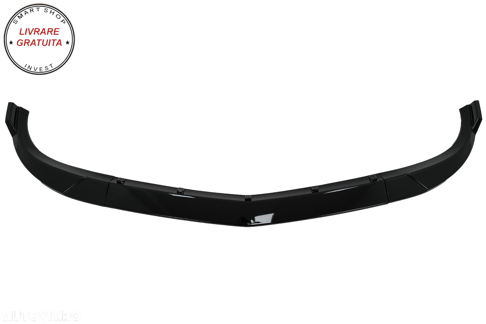 Prelungire Bara Fata Mercedes C-Class W204 S204 C204 Sport Line (2011-2014) Negru - livrare gratuita - 3