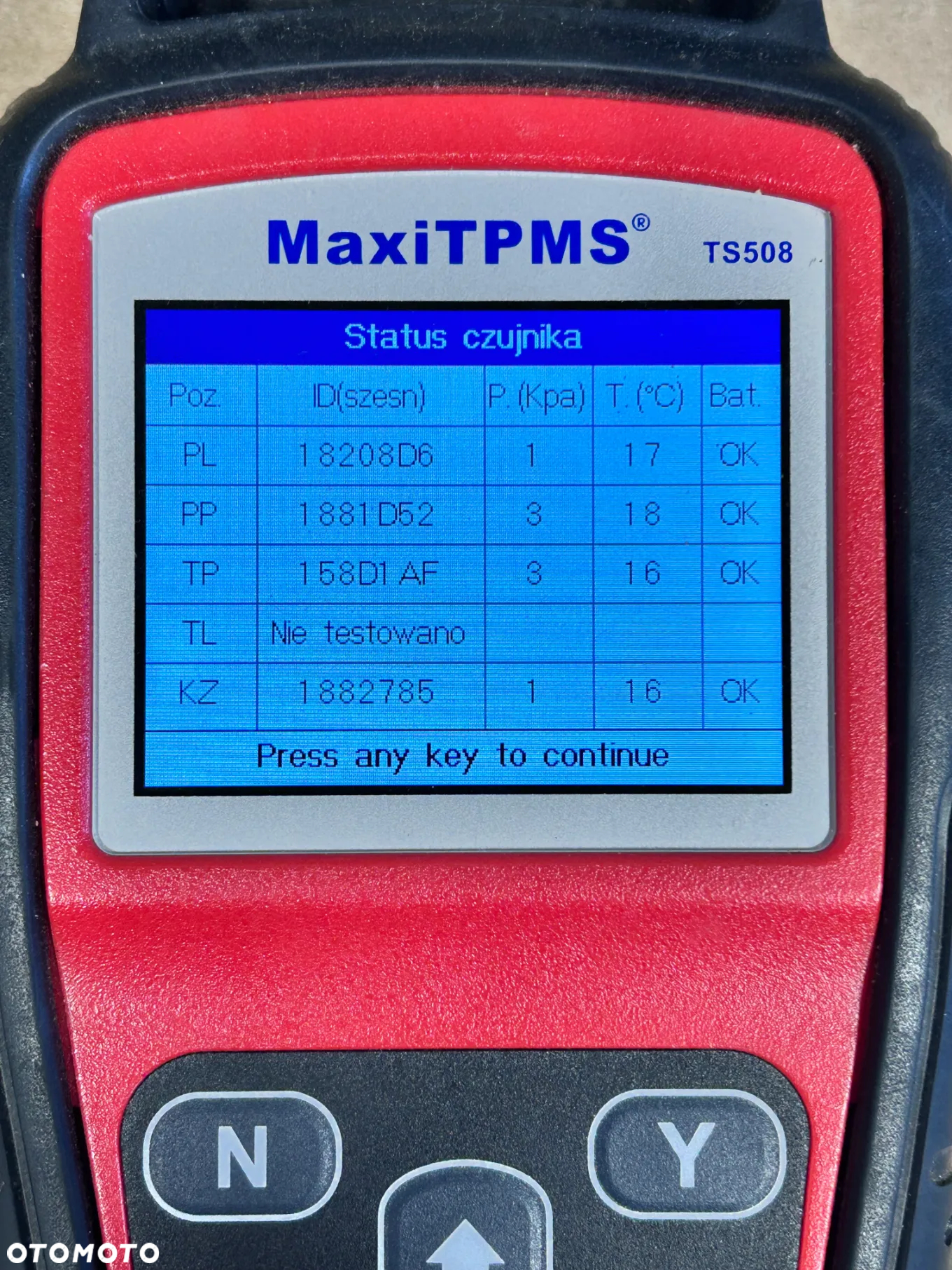 4 FELGI ALU. TOYOTA  RAV 4, AVENSIS 17'' +TPMS  7J ET39 - 15