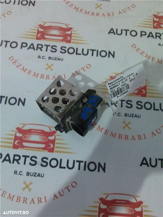 rezistenta electroventilator renault clio 3  1.5 dci an fabr. 2011 - 1