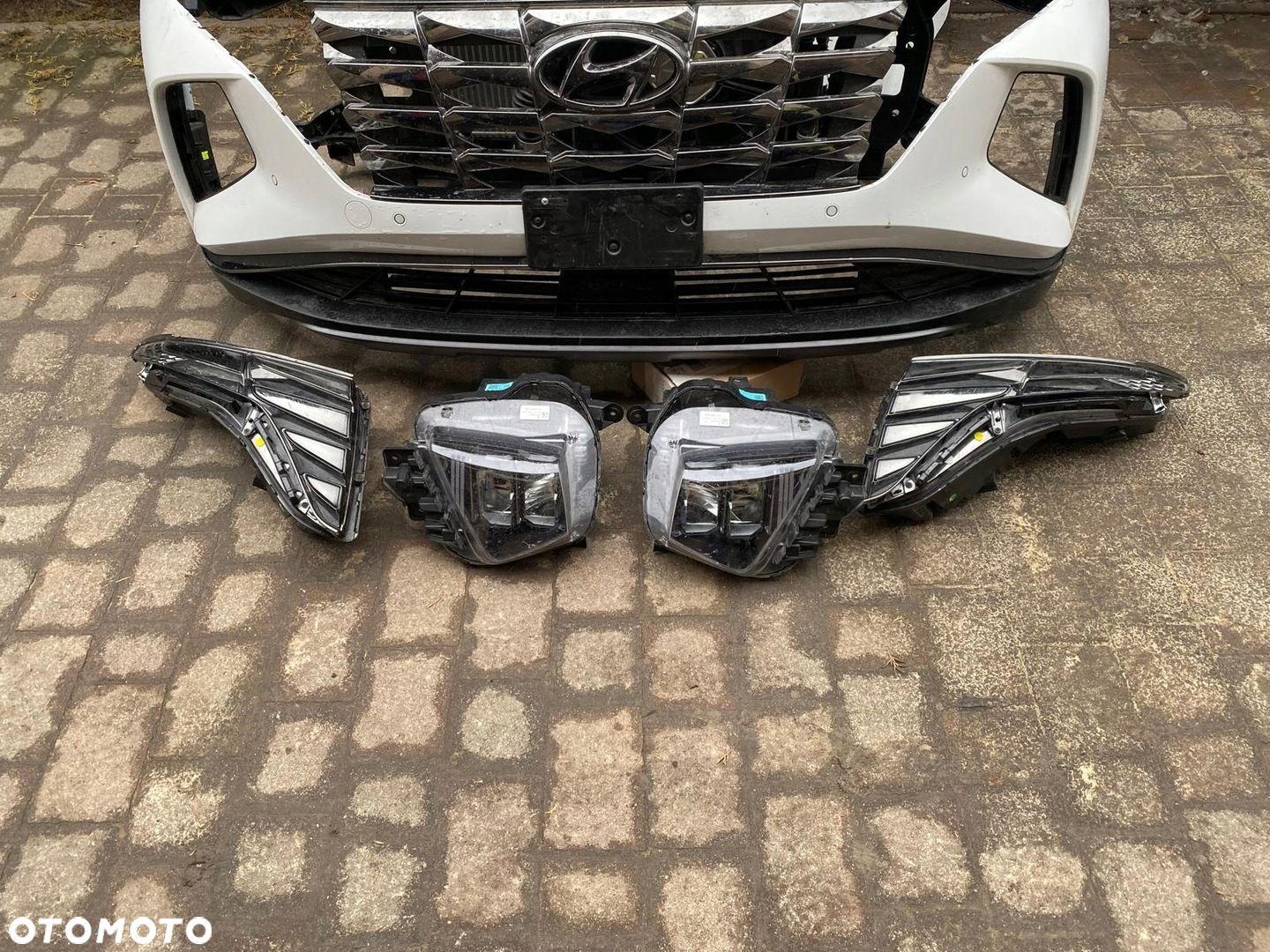 ZDERZAK MASKA LAMPA PAS KOMPLETNY PRZÓD HYUNDAI TUCSON IV 2020 ROK HYBRYDA - 1