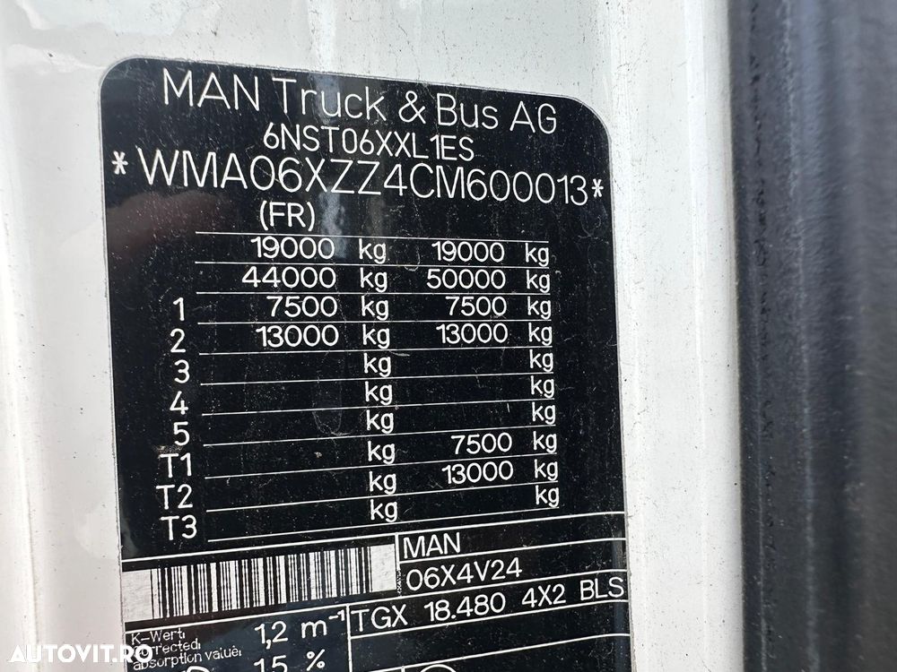 MAN MAN TGX 18.480 - 21