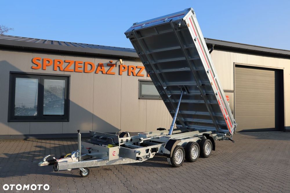 TEMARED /MARTZ TIPPER 4020/3 C S 3,5T 405x197x40 cm , DMC 3500 kg, 3 osie, Koła 195R13C, Burty stalowe - 18