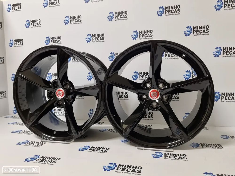 Jantes Jaguar F-Type 19 Preto Brilho - 3