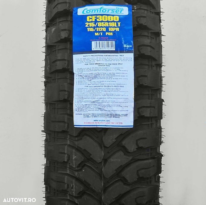Anvelopa NOUA M+S* M/T Off Road 215/85R16 Comforser CF3000 115/112Q - 2
