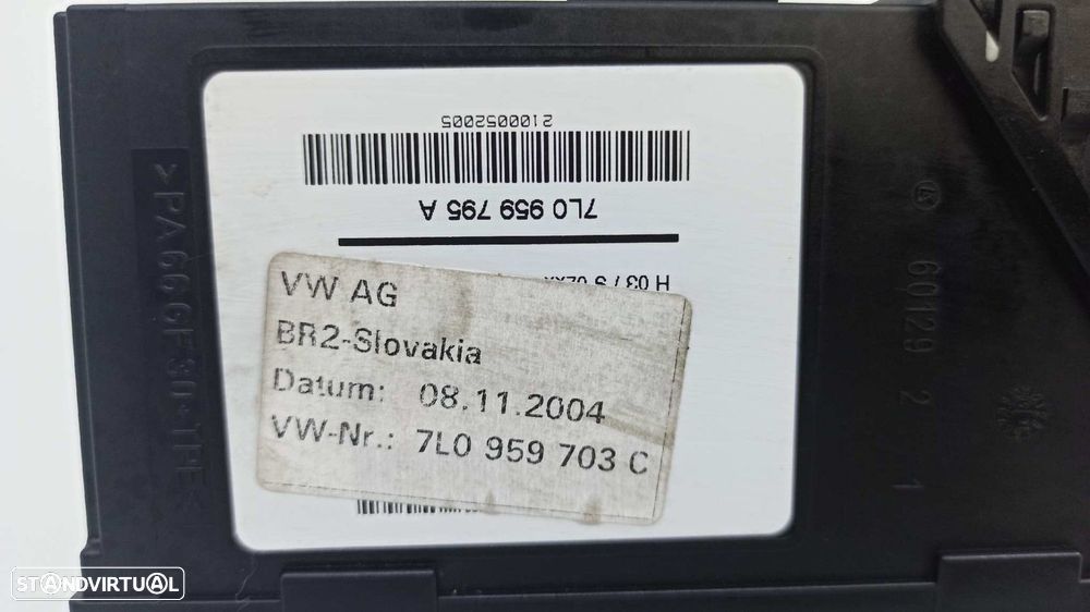 MOTOR ELEVADOR TRASEIRO ESQUERDO VOLKSWAGEN TOUAREG (7LA) TDI R5 - 2