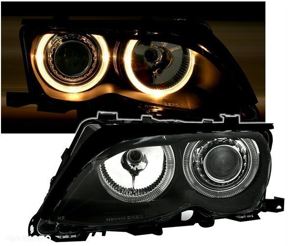 LAMPY REFLEKTORY Do BMW E46  OD 2001 DO .2005 Rok  RINGI  SEDAN / TOURING - 3