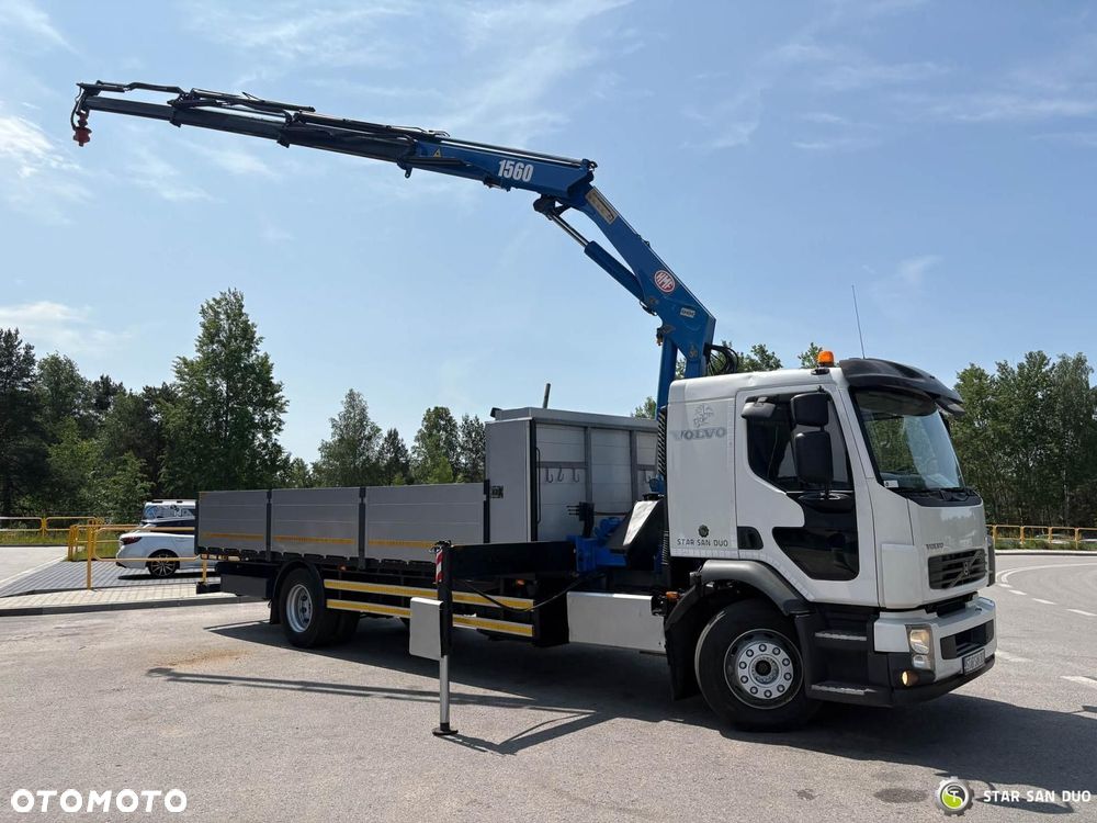 Volvo FE 240 4x2 HMF 1560 K3 HDS Żuraw Rotator Crane Kran - 3