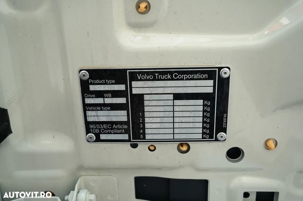 Volvo FMX 420 / 6X4 / BASCULATOR 3 LATE / MEILLER / 8.000 KM / I-SHIFT / EURO 6 / - 38