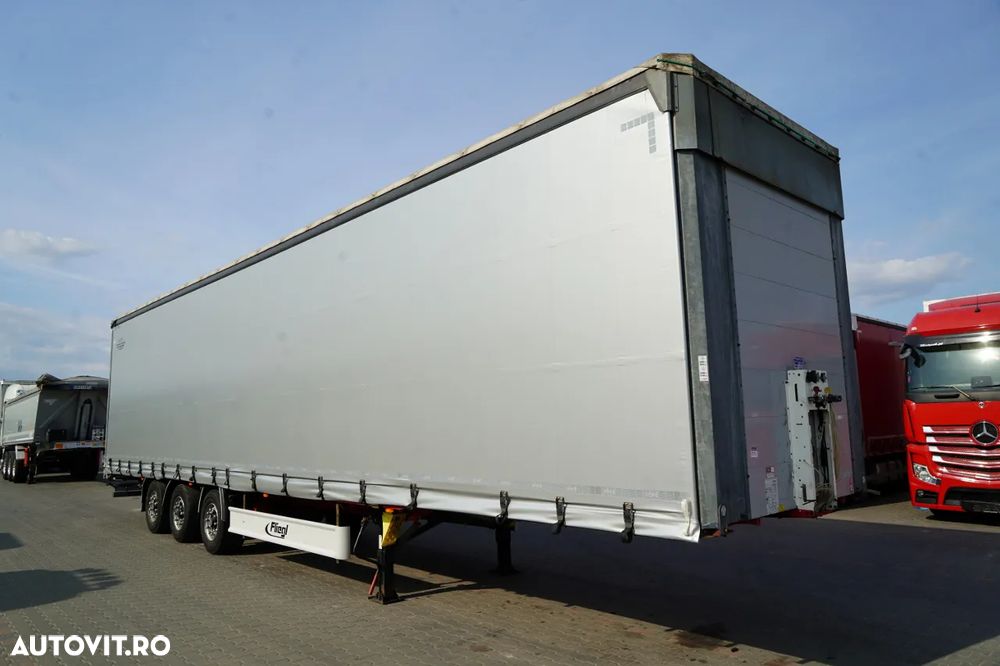 Fliegl MEGA CORTINĂ / REMORCA DIN OȚEL - 7 M / ACOPERIȘ CULISANT / PLATĂ JOSĂ - 2