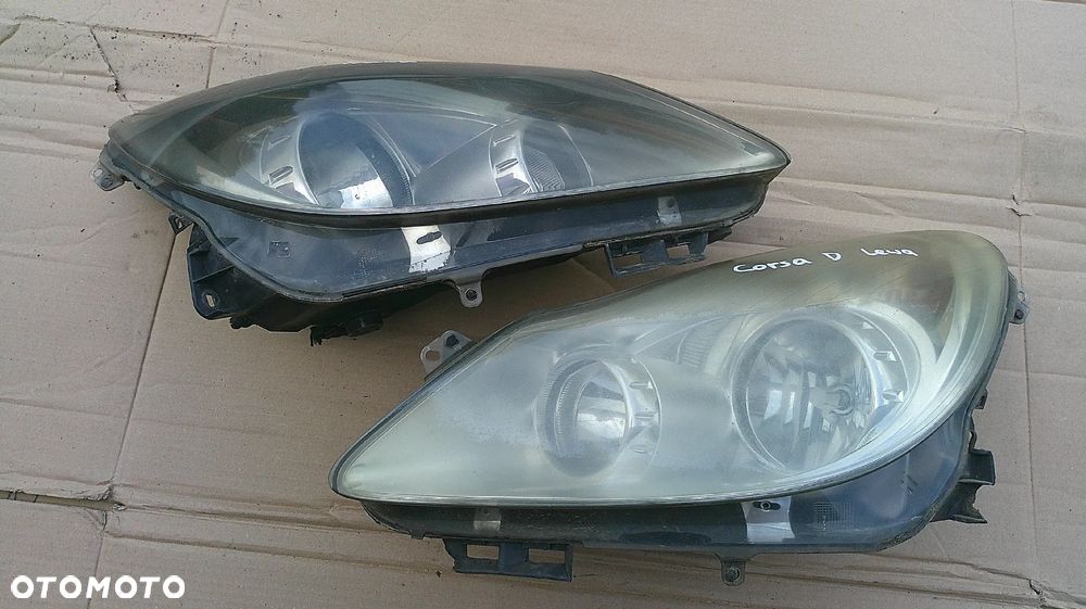 OPEL CORSA D LAMPA PRZEDNIA LEWA - 1