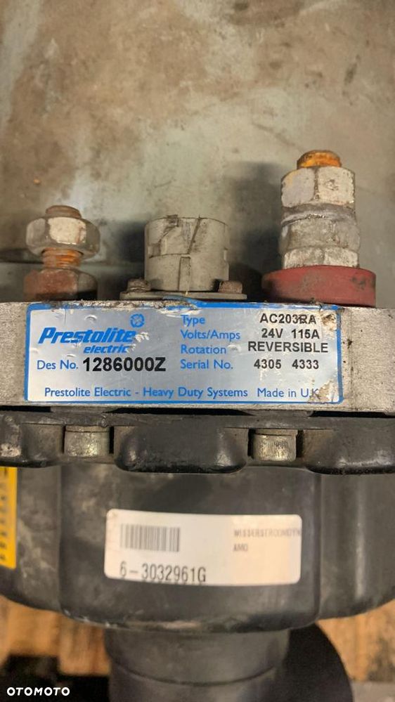 Alternator VOLVO Generator AC203RA do ciężarówki, prestolite electric - 2