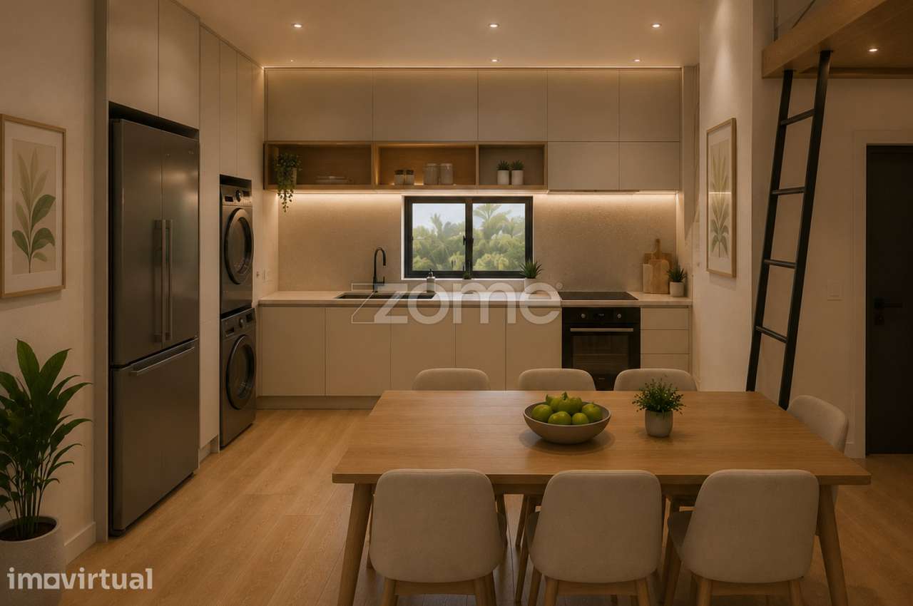 Loja Convertida em Habitação T1+2 - Grande imagem: 5/15