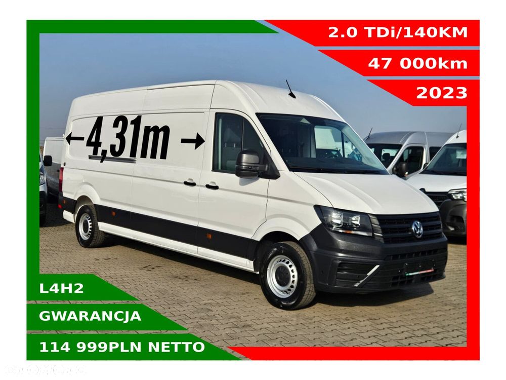 Volkswagen Crafter L4H2 *114999zł NETTO* 2.0TDi/140KM - 1