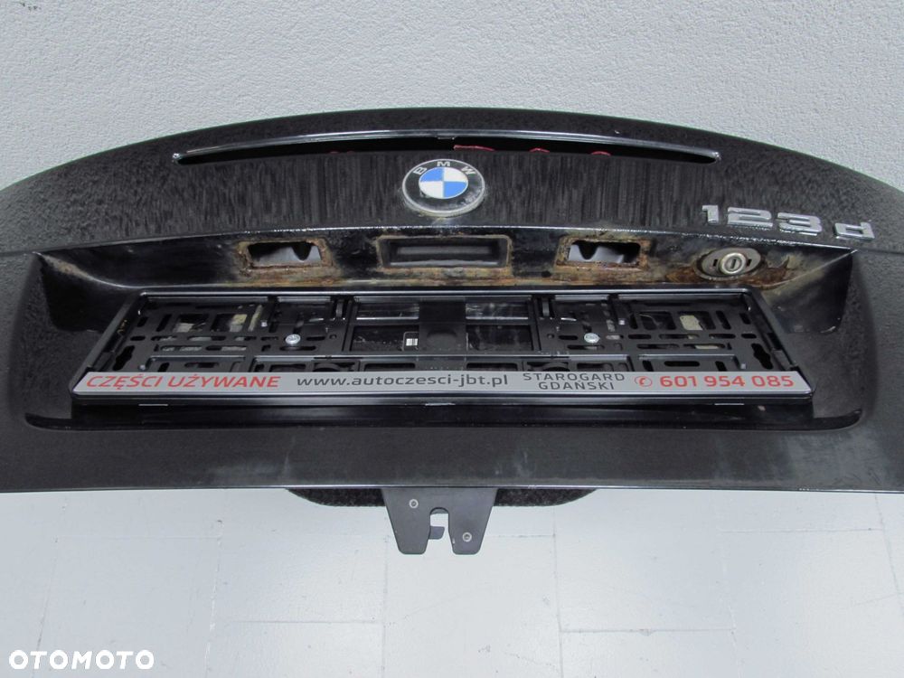 BMW 1 E82 M1 04-12 KLAPA BAGAZNIKA TYL BLACK SAPPHIRE METALIK - 8