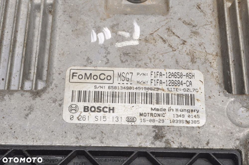 FORD FOCUS MK3 1.0 KOMPUTER SILNIKA F1FA-12B684-CA  F1FA-12A650-ASH - 3